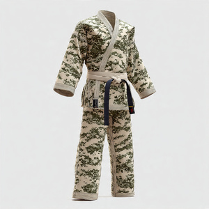Combinaison de karaté imprimée camouflage OEM, vêtements de boxe pour hommes, vêtements d'entraînement de judo, vêtements d'arts martiaux, combinaisons de karaté par sublimation - Product Image 4