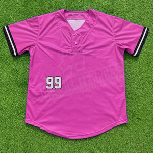 Camisetas de béisbol y sóftbol de tamaño y color personalizado de media manga al por mayor de fábrica camisas con patrón en blanco para adultos - Product Image 2