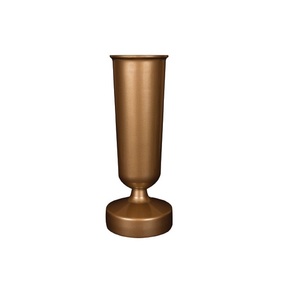 Produit le plus vendu Vase à fleurs au design personnalisé Centres de table Vases à fleurs en métal Pot de fleurs à finition antique - Product Image 6