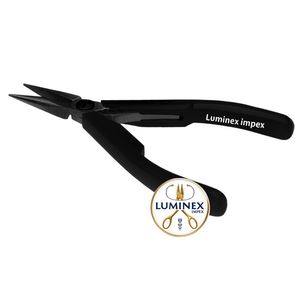 Lindstrom 7891 pince à bec en acier inoxydable durable mâchoire lisse poignée synthétique pince de réparation de fabrication de bijoux de haute qualité - Product Image 1