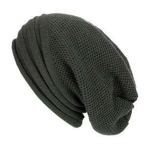 Bonnet en tricot côtelé Casquette d'hiver chaude et résistante, décontractée, à la mode en plein air, couvre-chef unisexe avec logo personnalisé, vente en gros de marque privée - Product Image 3
