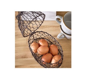 Porte-oeufs robuste en fer avec joints soudés solides et conception en spirale compacte pour une utilisation quotidienne à long terme - Product Image 1