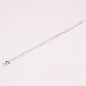 Nouvelle Lumière De Luxe Fabriqué À La Main Minorité Exquise Notre Collection Style Bracelet S925 Argent Tennis Bracelet Lab Cultivé Diamant - Product Image 3