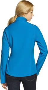 Haute qualité en gros personnalisé en plein air femmes léger imperméable coupe-vent respirant fermeture éclair à capuche Performance Softshell - Product Image 2