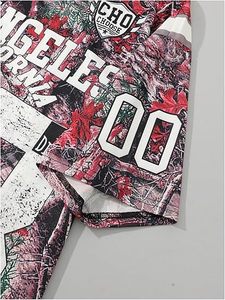 Maillot de football américain personnalisable taille XL unisexe respirant Rugby maille imprimé usine T-Shirt personnalisé court grande taille été - Product Image 4