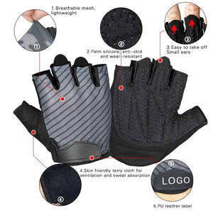 Guantes de Gimnasio Unisex para Levantamiento de Pesas, Guantes de Entrenamiento sin Dedos con Logotipo Personalizado, Características de Protección, Guantes de Fitness en Paquete OEM - Product Image 2