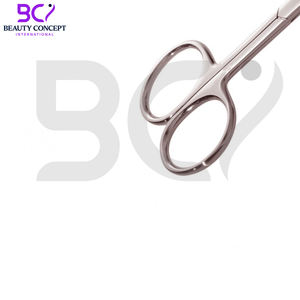 Ciseaux à cuticules incurvés de qualité supérieure, épaisseur 3,5 mm, pour manucure et beauté des sourcils, fabriqués au Pakistan, ciseaux tendance personnalisés - Product Image 5