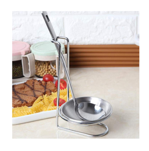 Organizador superior de acero inoxidable para cuchara, soporte para descanso, utensilios de cocina, utensilios de cocina, mesa de comedor, soporte decorativo para sopa de cocina - Product Image 4