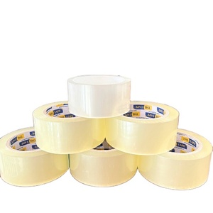 Ruban d'emballage adhésif BOPP personnalisable avec différentes couleurs et tailles disponibles Impression de logo pour la fixation du produit - Product Image 1