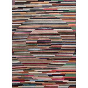 Alfombras Acar Hechas a Mano con Técnica de Tufting Multimanual de Lana y Viscosa, Rectangulares a Rayas para Sala de Estar, Dormitorio, Pasillo -Leq-45(Md) - Product Image 1