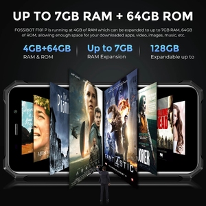 Fossibot f101p gồ ghề điện thoại thông minh 10600mAh pin 4GB + 64GB 24MP điện thoại di động loa lớn IP68/ip69 không thấm nước điện thoại di động - Product Image 6