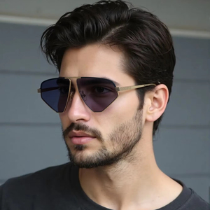 New Arrival motech sang trọng MOT-JYT012 phân cực UV400 kính mát tùy chỉnh Acetate đầy đủ rim ống kính nylon bền Brown/Blue khung - Product Image 1