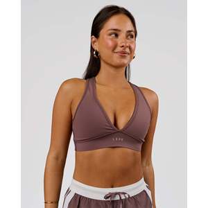 Soutien-gorge de sport extensible dans quatre directions Stamina pour femme - Poudre de cacao - Product Image 4
