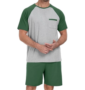 Conjuntos Deportivos de Verano para Hombre, Transpirables, de Algodón, con Logotipo Reflectante, Camiseta de Manga Corta de Malla y Pantalones Cortos - Product Image 5