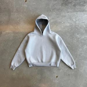 Sudadera con capucha de algodón de lana de alta calidad Unisex, logotipo personalizado, patrón sólido, impresión Digital, tejido no tejido de invierno - Product Image 4