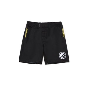 Pantalones cortos de sudor con cordón de rizo francés para culturismo, calzas ajustadas de alta calidad, color negro, personalizados - Product Image 3