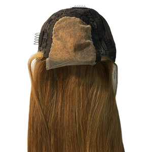 Bán Buôn 4X4 Đóng Cửa Tóc Giả Mật Ong Cô Gái Tóc Vàng Thẳng #27 Màu Tóc Giả Tóc Con Người Cho Phụ Nữ Trong Suốt Ren Tốt Nhất Brazil Tóc Giả - Product Image 3