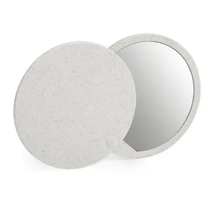 Specchio in Fibra di Grano Gradiox, Gadget Promozionale Sostenibile Realizzato con Materiale Ecologico - Product Image 1