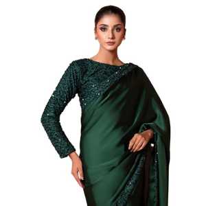 Produit très vendu, sari indien en tissu de soie, vêtements de mariage et de fête, vêtements indiens et pakistanais, robes pour femmes, prêt à porter, sari - Product Image 1