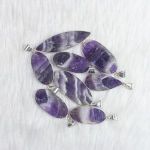 จี้รูปตัววีธรรมชาติจี้รูปดรูซี่รูปตัววีจี้เงินสเตอร์ลิงจี้จี้นำโชคจี้สร้อยคอสำหรับผู้หญิงเครื่องประดับอัญมณีหนามเตย - Product Image 5