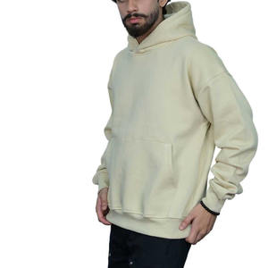 Sudadera con capucha de los fabricantes personalizados 450Gsm 500Gsm Hombres Sudadera con capucha 400Gsm Peso pesado de gran tamaño 400 450 500 Gsm French Terry Cotton Hoodie - Product Image 5