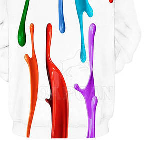 Venta directa de fábrica Nueva llegada Calidad Hombres Sudaderas con capucha largas de gran tamaño Diseño de impresión 3D Logotipo personalizable Patrón sólido de invierno - Product Image 5