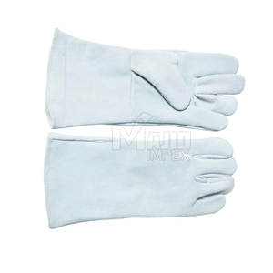 ถุงมือเชื่อมหนังคุณภาพสูง ถุงมือป้องกันความปลอดภัยในงานอุตสาหกรรม ทนความร้อนสำหรับงานโลหะ ถุงมือเชื่อมที่ทนทาน - Product Image 5