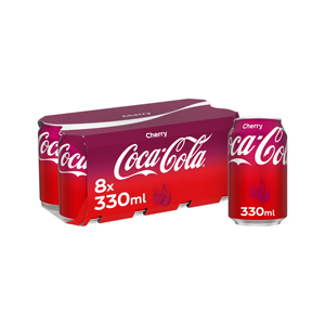 Coca-Cola Cherry Soda 12oz (355ml) sans caféine, lot de 24 canettes - Product Image 3