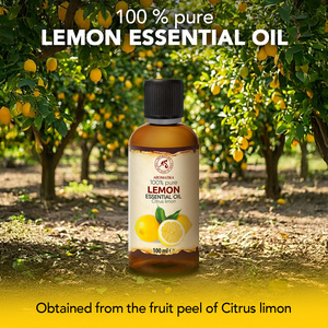 Aromatika Aceite Esencial de Cáscara de Limón 100% Puro Prensado en Frío 100ml Fragancia Cítrica Fresca Aromaterapia Natural para Piel Grasa - Product Image 1