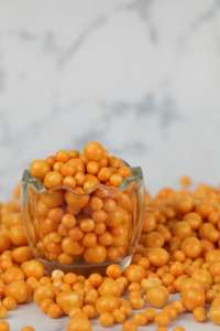 Wholesale Top Price Solid Compound <b>Chocolate</b> OEM/ODM High Quality HALAL Pearl Gold Cocoa Crispy Balls Decorating Cake Export - Product Image 3