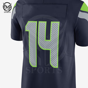 เสื้อเจอร์ซีย์ใส่เล่นกีฬาเสื้ออเมริกันฟุตบอลออกแบบชื่อได้ตามต้องการ - Product Image 6