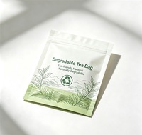 Kantong Teh Biodegradable Custom Grosir, Kertas Kraft PLA Food Grade, Kantong Filter Teh Segel Panas