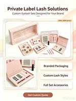 Kit de cils individuels DIY, cils segmentés volumineux et spectaculaires, ensemble de cils réutilisables à appliquer soi-même pour le maquillage féminin