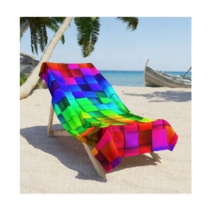 Meilleure vente qualité améliorée 100% coton unisexe adultes serviette GOTS personnalisé haut de gamme serviettes de plage expédition internationale - Product Image 3