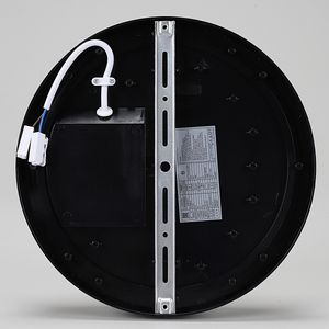 Vitson 20W LED Sensor Applique MEGA Circulaire Noir Design avec 290mm IP65 KS 20W Blanc Froid pour Bureau à Domicile-Modèle 438647 - Product Image 2