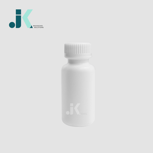 ขวดพลาสติก HDPE ขนาด 30 มล. สำหรับบรรจุน้ำเชื่อม พร้อมฝาเกลียว ผลิตในเวียดนาม สีขาว รุ่น M0303 - Product Image 2