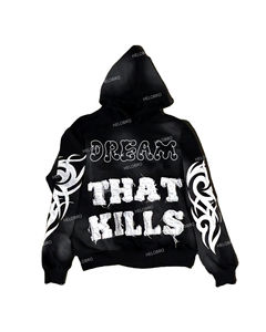 Vente en gros de sweats à capuche coréens de haute qualité lavés à l'acide pour femmes vêtements d'hiver en coton de haute qualité pour commandes personnalisées - Product Image 6