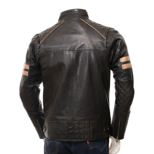 2025 chaqueta de cuero de moda de alta calidad personalizable para hombres chaqueta de cuero para hombres para ropa de invierno al aire libre - Product Image 2
