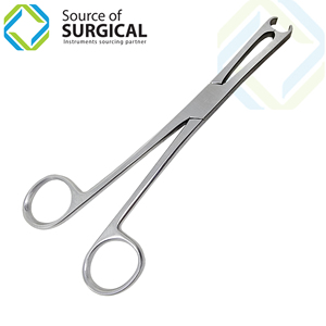 คีมหนีบเครื่องมือผ่าตัดสแตนเลสแบบแมนนวลสำหรับยึดท่อแหล่งจ่ายไฟที่แตกต่างกัน - Product Image 2