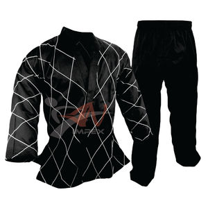 Alta calidad 100% algodón personalizado Jiu Jitsu y Judo uniforme logotipo profesional impreso venta al por mayor artes marciales desgaste Karate Kung Fu - Product Image 1
