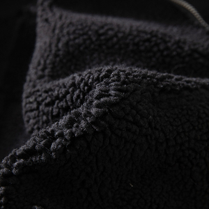 Layenne เสื้อคลุมผ้าใบผ้าทอหรูหราของผู้ชาย, ของตกแต่งขนแกะคอกลมมีซิปขนาดใหญ่พิเศษกันน้ำลายสก๊อตผ้าฝ้ายมีฮู้ด - Product Image 6