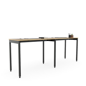 Table de salle à manger moderne et minimaliste pour 2 personnes, 200x50cm, en contreplaqué, système Slean, HBSL012 - Product Image 3
