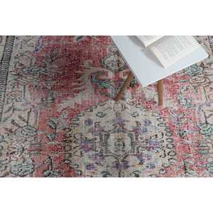 Tapis turc, grand tapis de 5,4 x 9 pieds, tapis vintage en laine persane rouge - Product Image 5