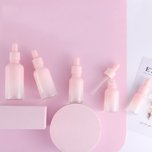 ขวดหยดเซรั่มแก้วเหลวสีชมพูไล่ระดับสี10มล. <span class=keywords><strong>15</strong></span>มล. 20มล. 50มล. 100มล. - Product Image 6