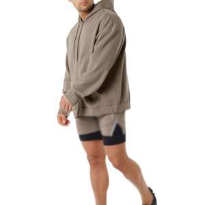 Hiver Hommes Fermeture à glissière Polyester/Coton Polaire Hoodie Haute Qualité Personnalisable Tarifs Bon Marché pour Jogging Porter - Product Image 2