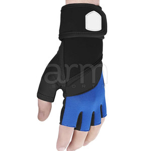 Gants de fitness à sangle de poignet réglable Gants de gymnastique en cuir PU antidérapants pour les activités sportives Gants de fitness - Product Image 2