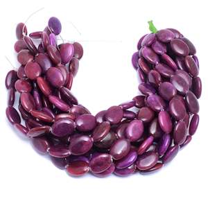 Perles ovales multicolores naturelles de 15 pouces, en pierres précieuses, pour la fabrication de bijoux, vente en gros, approvisionnement en vrac - Product Image 3