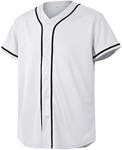 Camiseta de béisbol abotonada personalizada para hombres y mujeres estilo Hipster Hip Hop para uniformes de porristas camiseta de béisbol - Product Image 2
