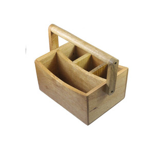 Porte-bouteille de vin en bois Casier à vin Bière Caddy Boîte à vin Cadeaux d'anniversaire Fabricant et exportateurs - Product Image 1