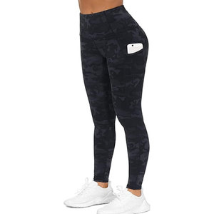 Women's High-Waisted Fitness Pants Solid <b>Pattern</b> Hip-Lifting Tights GYM and Yoga <b>Leggings</b> - Product Image 2